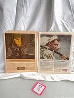 Both Wyeth advertisement pages side by side in plastic sleeves