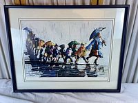 Full view of framed Danny Mayes print