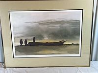 Framed print full view showing mat and frame