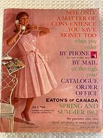 Front cover of 1962 Eaton’s catalogue