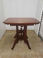 Full view of side table angled