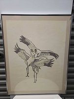 Full view of framed painting