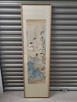 Full view of framed painting