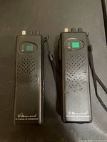 Front view of both Midland 40 channel CB transceivers