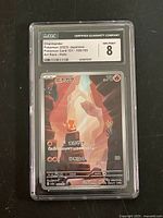 Front of CGC-slabbed Charmander card
