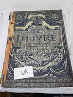 Front cover showing title and detached spine