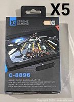 Front view of boxed Xtreme Gaming C-8896 adapter with quantity indicator