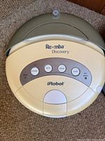 Top view of iRobot Roomba Discovery robotic vacuum