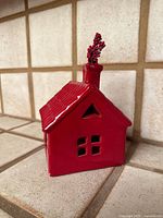 front right view showing roof detail and chimney berries