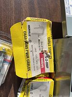 Iberville S-2-AMP cable staples box label