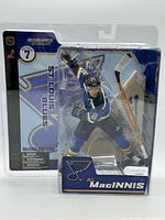 Front of sealed McFarlane Series 7 Al MacInnis figure blister pack