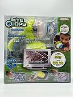 Front of sealed EyeClops Bionic Eye retail package