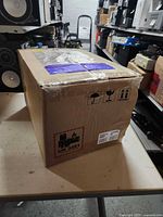 Closed outer shipping carton showing overall lot