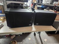 Front view of both speakers