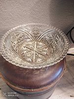 Top view showing interior pattern and diameter