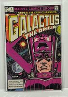 Front cover in bag showing full comic