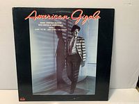 Front cover of the American Gigolo soundtrack LP
