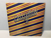 Front cover of Delegation II LP showing striped design