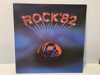 Front cover of Rock '82 LP showing title and artwork