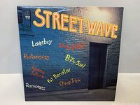 Front cover of Street Wave vinyl LP showing title and artist names