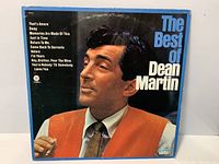 Front cover of The Best of Dean Martin LP showing artwork and catalog details