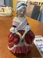Front view of Royal Doulton "Peggy" figurine