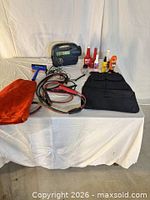 All items laid out on table