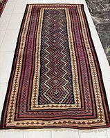 Full view of rug showing overall design and size