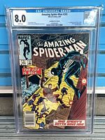 Front view of CGC-encapsulated Amazing Spider-Man #265 comic