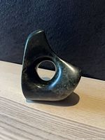 Front view showing overall shape and central void