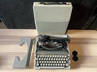 Royal Mercury typewriter with accessories and case
