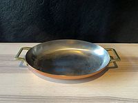 Top view showing stainless interior and handles