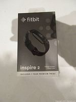 Front of sealed Fitbit Inspire 2 retail box