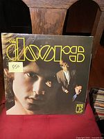 Front cover of The Doors self-titled LP showing artwork and catalogue number