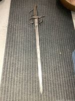 Full view of sword showing blade length and overall design