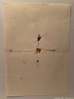 Full view of paper showing abstract composition and overall wear