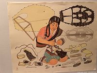 Full view of the lithograph showing artwork content and margins