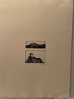 Full sheet view showing both etched panels and margins