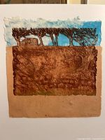 Full view of print mounted on neutral background