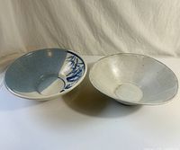 Top view of both bowls showing size, color, design