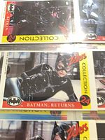 Catwoman trading card #24 and other Batman Returns Zellers cards