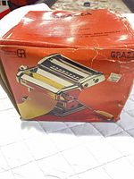 Front of original Graza pasta maker box showing product image
