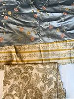 All three fabric pieces laid out together