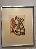 Framed print showing entire artwork and frame