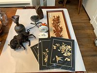 Group shot of all items on table