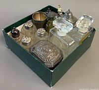 Entire lot in green box showing all items grouped