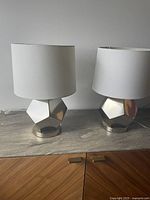 Both lamps side by side showing overall design