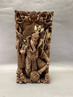 Front view of full Ganesha wood panel