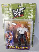 Front of sealed WWF Stone Cold Steve Austin Sunday Night Heat action figure package