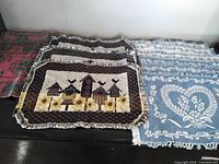 Stack of all three placemat designs